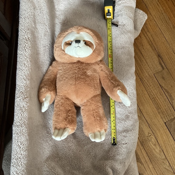 NEW Vermont Teddy Bear Brown Sloth Plush Toy - Picture 2 of 3